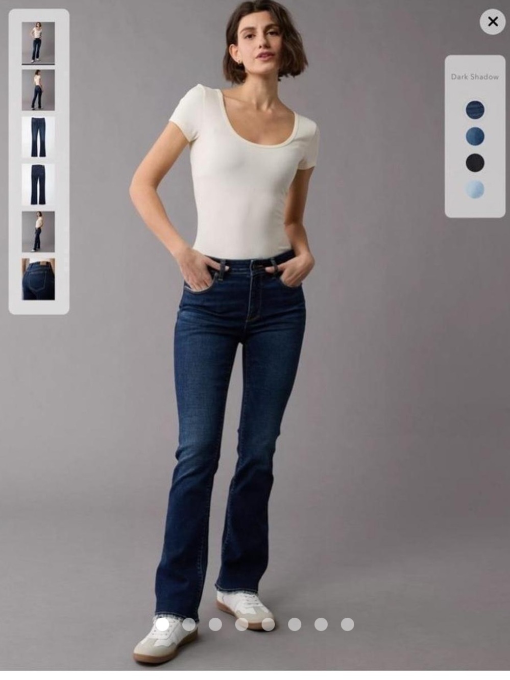 High Rise Skinny Kick Jean Size 20